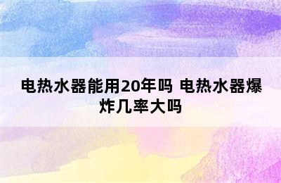 电热水器能用20年吗 电热水器爆炸几率大吗